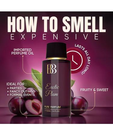 Bergamot_Beaute EXOTIC PLUM Pure Parfum | Plum Honey & Vanilla | 12+ Hrs Long Lasting Perfume for Women | Higher Concentration than EDP 100ML - Buy Online on GoSupps.com