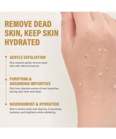 2Pcs Rice Exfoliating Ampoule Set Black and White Rice Peeling Ampoule Gentle Peel + Pore Minimizing & Deep Hydration Pore Exfoliant for All Skin Types 4 Fl Oz (Pack of 2) - Buy Online on GoSupps.com