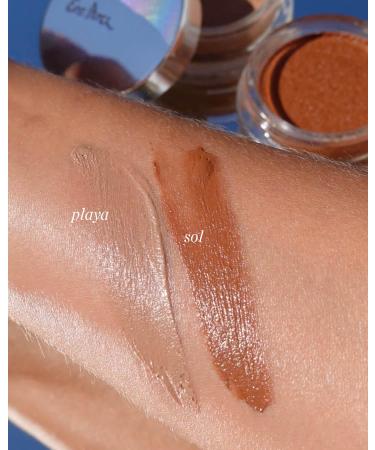 Ere Perez Cacao Bronzing Pot - Vegan Cruelty-Free Clean Beauty | Playa (0.26 oz) - Sun-Kissed Glow - Buy Online on GoSupps.com