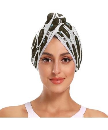 Buy Panda Baby Pattern Quick Dry Hair Cap Set | 2-Piece Super Absorbent Towel & Button Headband - Buy Online on GoSupps.com