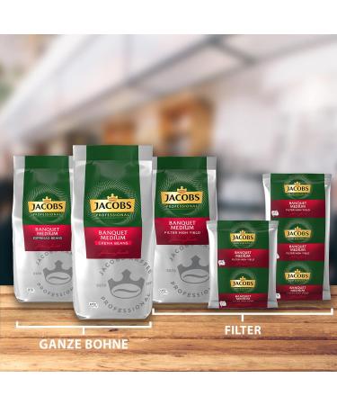  Jacobs Jacobs Professional Banquet - Ground Coffee - 1 kg - Intensity 3/5 - Buy Online on GoSupps.com