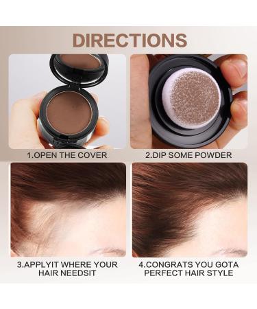  FSLHCY Touch-Up Powder Roots 4g Hair Shadow Shadow Cover Powder for Cbello Use to Fill Weakened Hair (Light Brown) - Buy Online on GoSupps.com