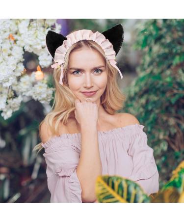 CHEERYMAGIC Cat Ears Headband Soft Furry Cat Ear Hairband with Bells and Bowknot Cute Animal Hairband Cosplay Cat Costume Hair Accessories for Women Girls Halloween Christmas Party Supplies A7HBMEFG - Buy Online on GoSupps.com