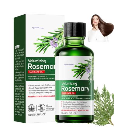 Rosemary Hair Care Oil Rosemary Oil for Hair Growth Nourishing Hair Care Essential Oil Strength Smooth Repairing Dryness and Damage Hair Care Oil for Hair Loss Women Men - 50ml
