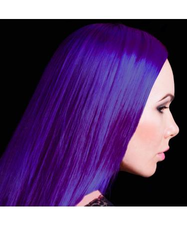Manic Panic Violet Night Semi Permanent Hair Dye - Vegan Cruelty-Free Purple Hair Color (Pack of 3 x 118ml) - Buy Online on GoSupps.com