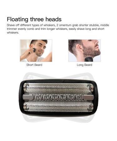 2024 Upgraded Braun 30B Shaver Foil & Cutter Head Blade Replacement for Models 7515 7516 7520 7526 7540 7546 7564 7570 7630 7640 7650 7664 7680 7690 7763 - International Shipping Available - Buy Online on GoSupps.com