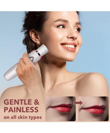 4 in 1 Women's Electric Razor - Stainless Steel Hair Cutter for Face Mustache Arms Legs Armpits & Bikini - Washable & Easy to Use - Buy Online on GoSupps.com