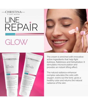 -CHRISTINA- Line Repair - Glow Radiance Firm Day Cream 60ml / 2 fl.oz - Buy Online on GoSupps.com