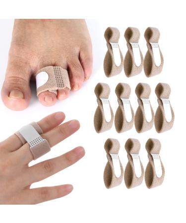 10 pieces hammer toe bandage correctors hammer toe spreader for broken sprained toes broken toes