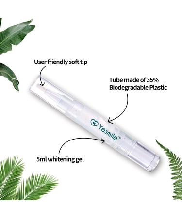Natural Coconut Teeth Whitening Pen - Upgraded 5ml Gel, 50 Uses, for Kit, No Sensitivity - Buy Online on GoSupps.com