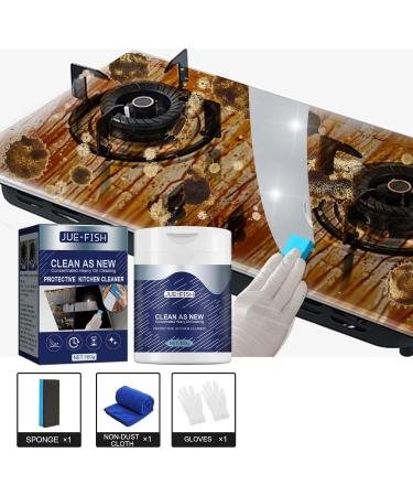 Mof Chef Cleaning Powder Heavy Duty Degreaser Cleaner Mof Chef Protective Kitchen Cleaner Mof Chef Powder All Purpose Cleaner Powder Stubborn Grease & Grime Remover Clean Range Hood And Stove (100g) 1 g (Pack of 1) - Buy Online on GoSupps.com