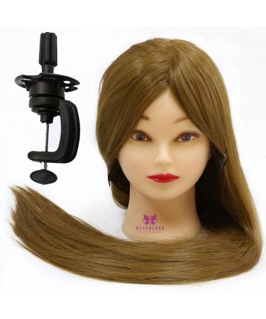 Neverland 30 Brown Real Hair Practice Head - Ideal Hairdressing Training for Kids | International Shipping - Buy Online on GoSupps.com