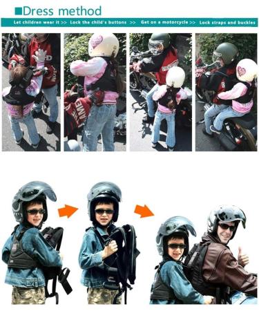 RekoTandem Childrens Motorcycle Safety Belt with Handles | Reflective Material for Enhanced Safety - Buy Online on GoSupps.com