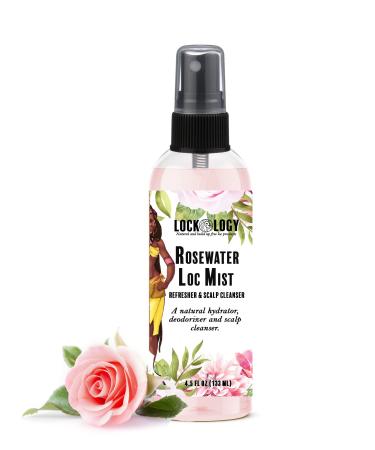 Rosewater Hair Mist; Rose Water For Locs, Hair and Sisterlocks; Rosewater Moisturizer Spray by Lockology
