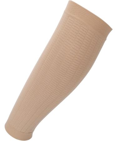 Dekaim Compression Cuffs for Calves - Skin Color Sore Muscle Relief Elastic Footless Socks for Running Hiking & Football - International Shipping Available - Buy Online on GoSupps.com