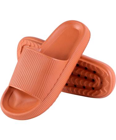 Monerffi Women's Vintage Outdoor Sandals | Anti-Slip Beach Slippers | Lightweight Open Toe Platform | Size 44/45 EU - Orange - Buy Online on GoSupps.com