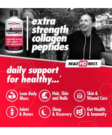 Health Direct Amino Sculpt Collagen Tart Cherry 30 fl oz (887 ml) - Buy Online on GoSupps.com