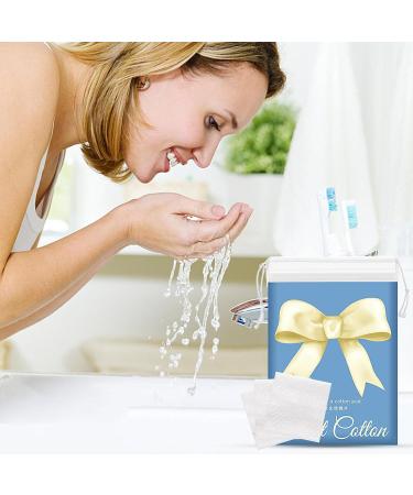 Cotton Pads for Makeup Removal Pack of 200 Wet Compress Cotton Sheets Super Fit Face Cleansing Pads Breathable Pads for Cosmetics Removal All Skin Types - Buy Online on GoSupps.com