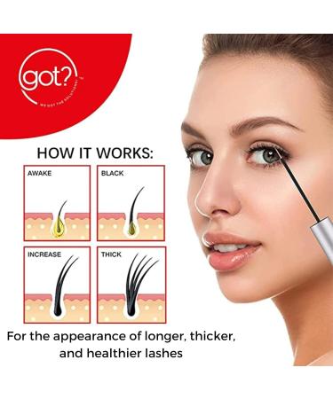 Got Lashes | Healthier Thicker & Longer Natural Lashes - Hormone Free & Cruelty Free | 5ml International Shipping Available - Buy Online on GoSupps.com