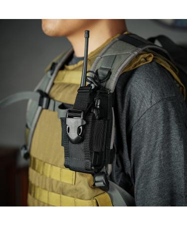 VIPERADE MOLLE Radio Holster for Vest - Universal Walkie Talkie Holder for Duty Belt - Tactical Radio Pouch for Baofeng & Motorola - Buy Online on GoSupps.com