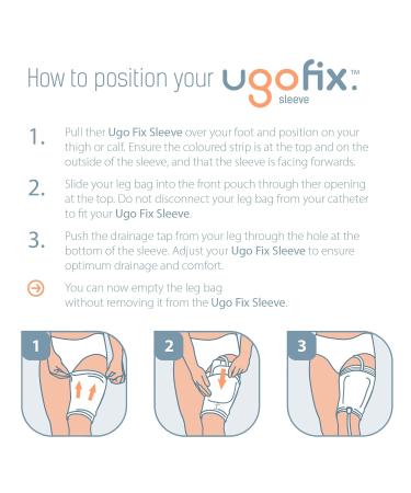 Ugo Fix Band - Durable Catheter Leg Bag Holder & Cover | Washable Reusable & Includes Free Clothesack (XXL) - Shop Internationally - Buy Online on GoSupps.com