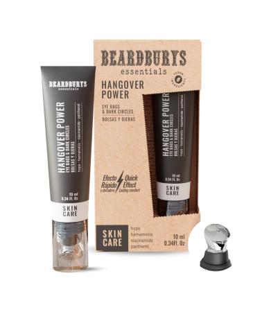 BY CAROBELS BEARDBURYS Beardbury's Essentials Concealer | Men's Eye Contour Hangover Power | Immediate Effect Formula Lift Complex with Hyaluronic Acid - 10 ml