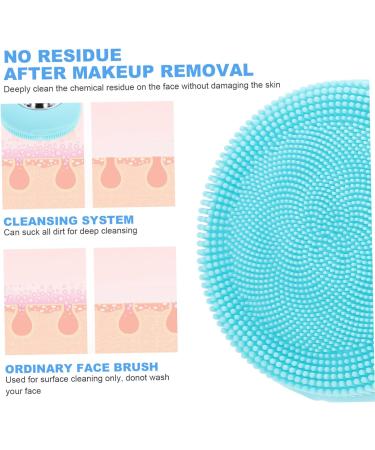Beaupretty Pore cleanser Face Clean Face Washing Brush Face Cleaner Brush Deep Cleansing Brush Face Brush Pore Cleaner Face Scrubber Facial Cleanser Silica Gel - Buy Online on GoSupps.com