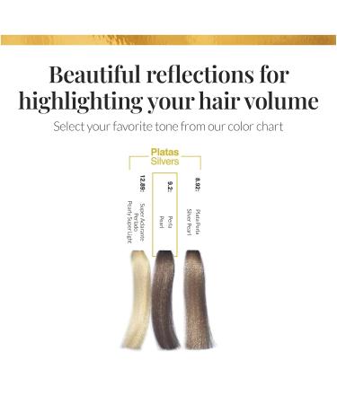 Hair Solution Gold Hair Dye Pearl 9.2 - Professional Permanent Color + Peroxide Cream & Gloves | Highlight Your Beauty | 90g by Alternative Care - Buy Online on GoSupps.com