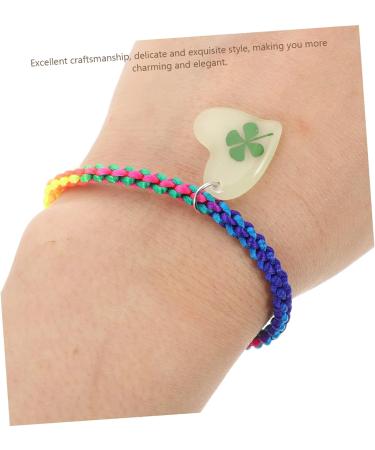 VALICLUD Green Bracelet 4pcs Bracelet Miss Resin Four Leaf Friendship Wrist Chain - Buy Online on GoSupps.com
