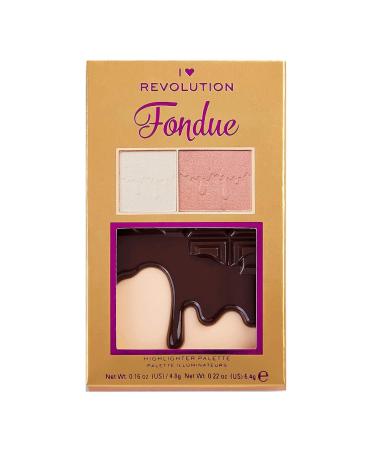 Buy Makeup Revolution Chocolate Mini Fondue Highlighters Palette - International Shipping Available - Buy Online on GoSupps.com