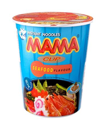 MAMA MAMA Instant Noodle Cup Seafood 16 x 70 g