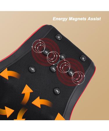 FafeICY Neck Massage Device with Heat 3D Knobs Muscle Relief & Portable Shiatsu Back Massager | EU Connector - Buy Online on GoSupps.com