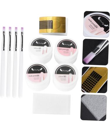 Healeved 1 Set Manicure Extension Set Polish Kit Manicure Brush Manicure Tool Kit De Manicura Armour Cards Acrylic Forms Extension Brush Manicure Accessory Extension Nail Abs 59x35cm Assorted Color - Buy Online on GoSupps.com