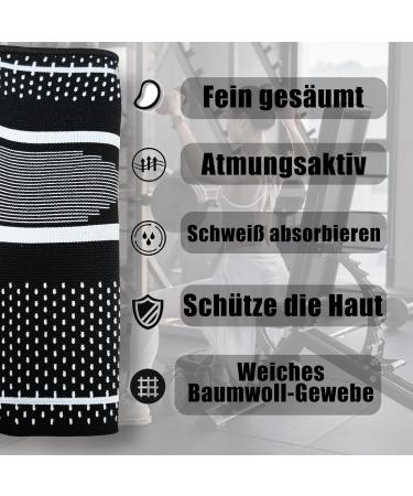 GIRYES Elbow Support Sleeve 2-Pack - Compression Arm Brace for Tennis & Golfer's Elbow - Arthritis, Tendonitis, Joint Pain Relief - Non-Slip, Moisture Wicking (L, Black) - Buy Online on GoSupps.com