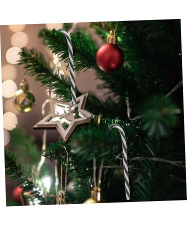 HOLIDYOYO 10pcs Candy Cane Set Canes for Tree Lollipops Large Candy Canes Edible Crutch Christmas Gold Plastic 12.00X4.50X0.70CM - Buy Online on GoSupps.com