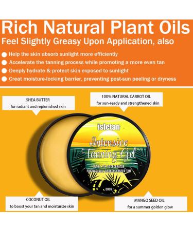 Intensive Mango Tanning Gel for Outdoor Sun & Tanning Bed - 200g | Shop Now for Best Results - Buy Online on GoSupps.com