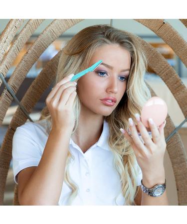 60 Multicolor Eyebrow Razors - Face Shaper & Foldable Multi-Purpose Razors for Women | International Shipping - Buy Online on GoSupps.com