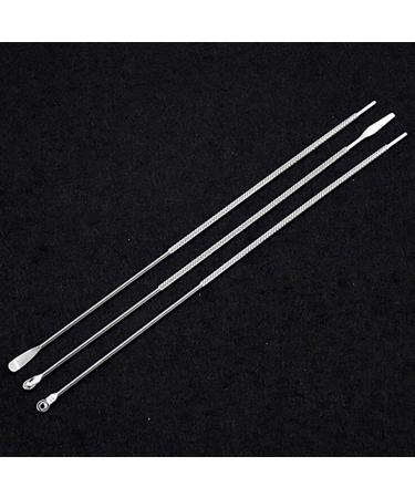 Stainless Steel Ear Pick Set - Wax Curette Remover - Double-End Ear Scoop Tool | 3x Set by ZSJHTC - Buy Online on GoSupps.com