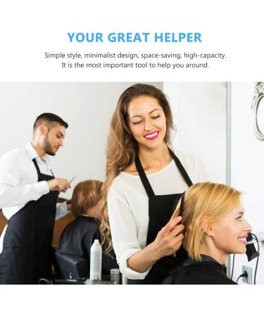 Minkissy Hair Scissors Toolbox Holder - Leather & PVC Hairdressing Bag Messenger Pocket Belt for Hair Styling Tools - International Shipping Available - Buy Online on GoSupps.com