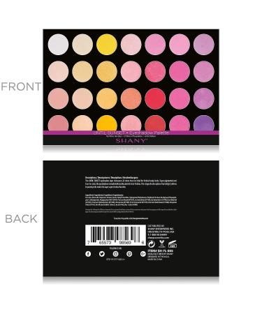 SHANY Masterpiece 28 Color Dramatic Eye Shadow Palette/Refill - Until Sunset | Shop Now - Buy Online on GoSupps.com