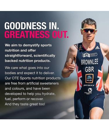 OTE Super Gel Energy Gels Running & Cycling - 40g Carbohydrates with Electrolyte Balance - Box of 12 (Tropical) - Buy Online on GoSupps.com