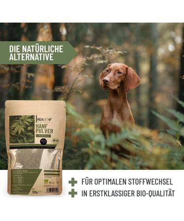 Reavet Hemp Powder for Dogs 120g - Natural Calming & Relaxation Formula 100% Additive-Free Ideal for Stress & Fear Relief - Buy Online on GoSupps.com