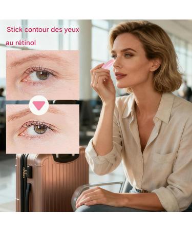  Pruojhw Eye Contour Stick | Firming and Moisturizing Cream 10g Firming and Anti-Puffiness Eye Balm For Men and Women with Mature Dry and Oily Skin Daily Use All Seasons - Buy Online on GoSupps.com