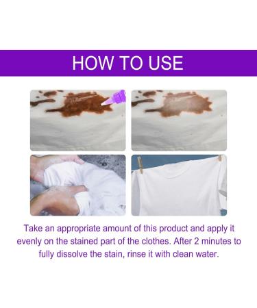 Active Enzyme Laundry Stain Remover Garment Stubborn Stain Cleaner Oil Remover Emergency Stain Rescue Stain Remover for White Clothes Active Enzyme Laundry Detergent for Clothing Cleaning (3PCS) - Buy Online on GoSupps.com