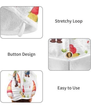 Super Absorbent Ice Cream Dwarf Hair Towel 2 Pack | Quick Dry Hair Turbans for Women & Girls - Buy Online on GoSupps.com