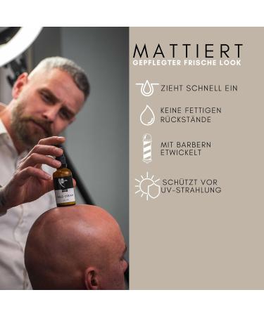 G ld's Bald Cream | 50ml Matting & Sun Protection LSF 25 | Men's After Shaving Care | UVA & UVB Filter | Octocrylene Free - International Shipping Available - Buy Online on GoSupps.com