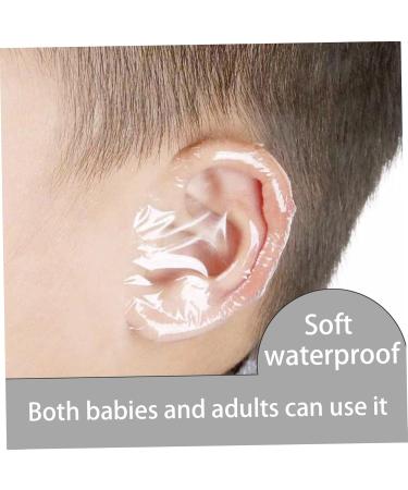 Waterproof Baby Shower Ear Covers - 50PCS Silicone Ear Protectors for Swimming & Bathing - Buy Online on GoSupps.com