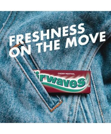 Wrigley's Airwaves Cherry Menthol Chewing Gum (5 Packets) Help To Freshen Breath And Clean Teeth - Buy Online on GoSupps.com