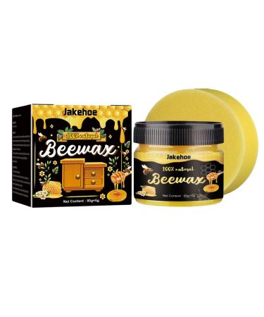 Wood Polish Beeswax - 80g Traditional Seasoning Beeswax Furniture Conditioner | Multifunctional Wood Scratch Repair Wax Long-Term Beeswax Furniture Polish for Wood Doors Tables