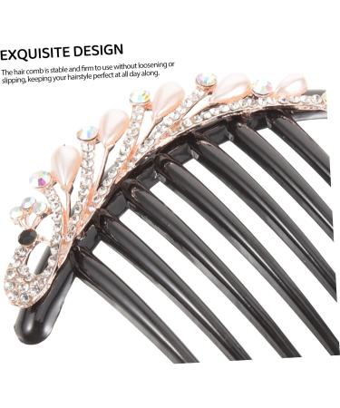 DOITOOL Styling Hair Clips Pearl Hair Accessories Bridal Headpiece Vintage Hair Accessories Rhinestone Headpiece for Women Rhinestone Hair Accessories Decor Leaf Rhinestones Braid Bride - Buy Online on GoSupps.com